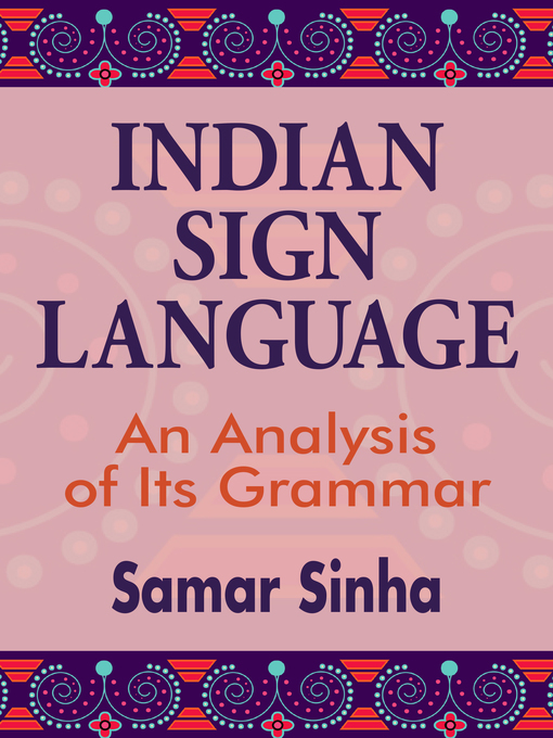 Title details for Indian Sign Language by Samar Sinha - Available